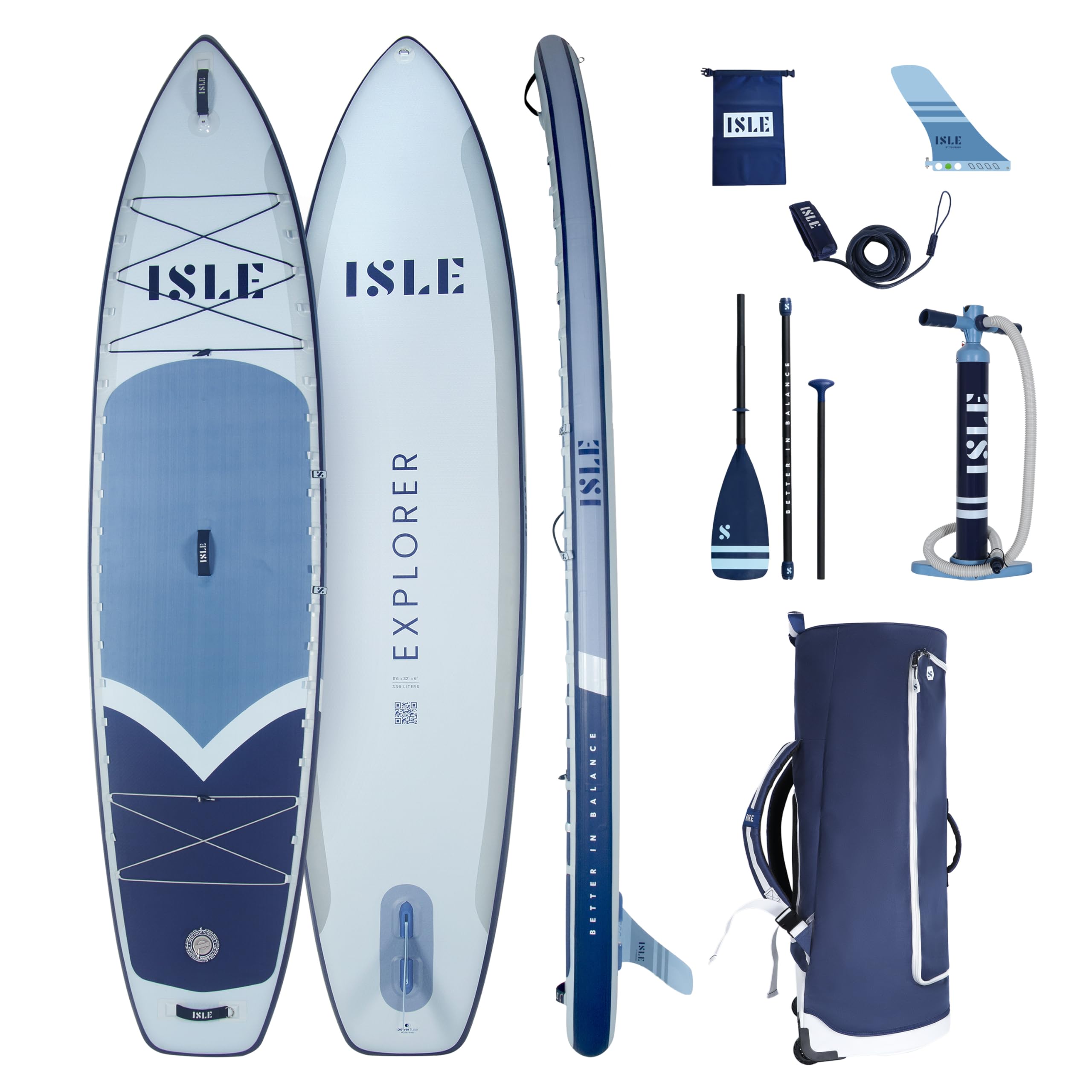 Amazon.com : ISLE Explorer Inflatable Stand Up Paddle Board & iSUP